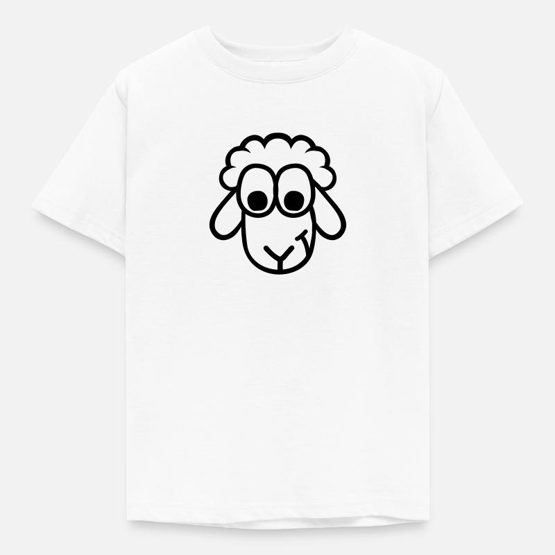 Schaf - Kinder T-Shirt - Weiß