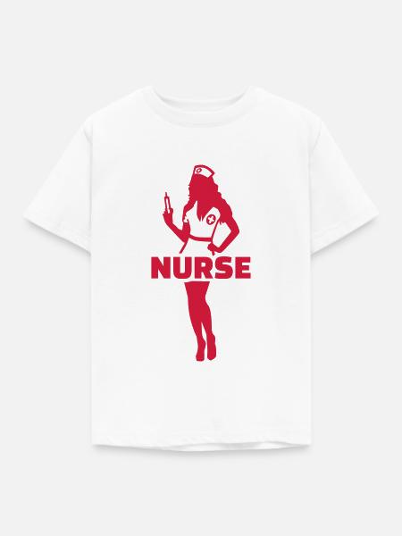 Krankenschwester - Kinder T-Shirt - Weiß
