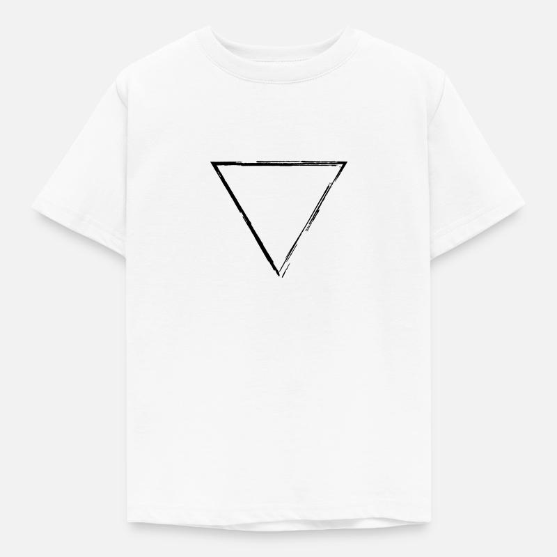 Triangle - Kids' T-Shirt - white
