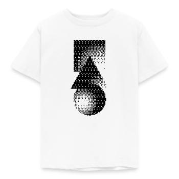 formes géométriques - T-shirt Enfant - blanc - Devant - AI Model Kid Male (0cm)