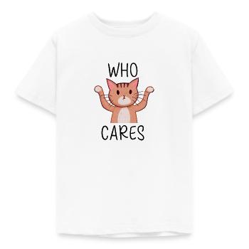 Dictons typiques de la collection de comportement des chats - T-shirt Enfant - blanc - Devant - AI Model Kid Male (0cm)