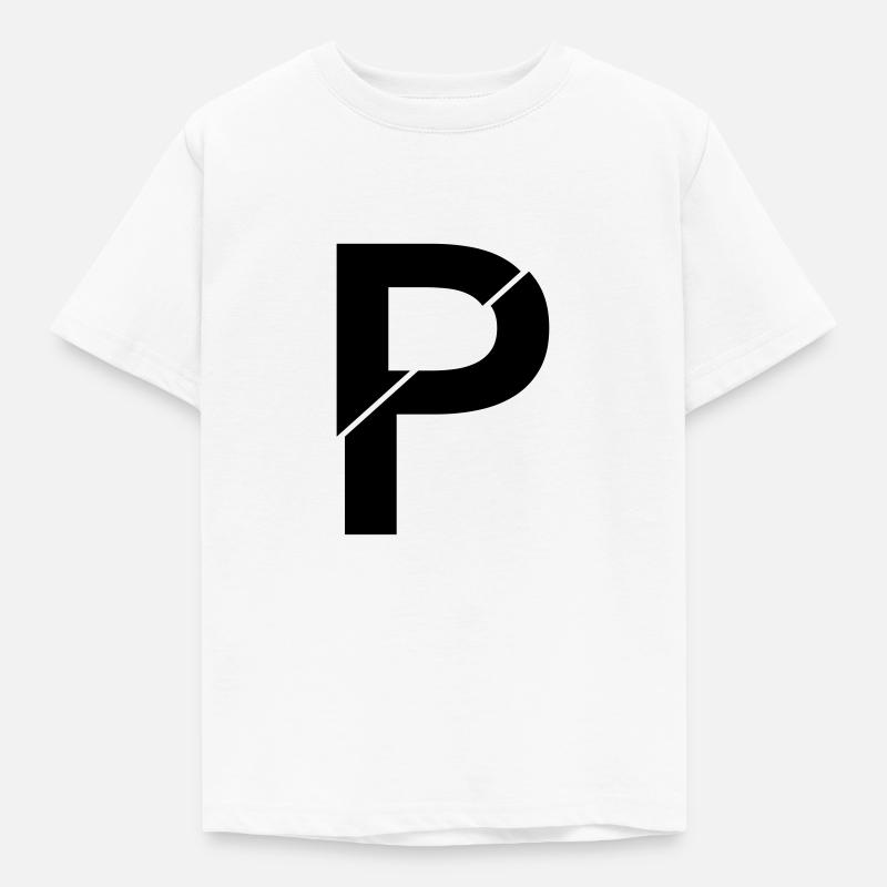 P broken - Kids' T-Shirt - white