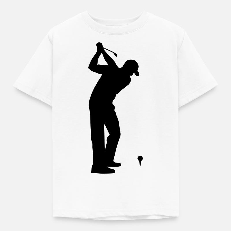 Golf Golfer Golfer Terrain de golf - T-shirt Enfant - blanc
