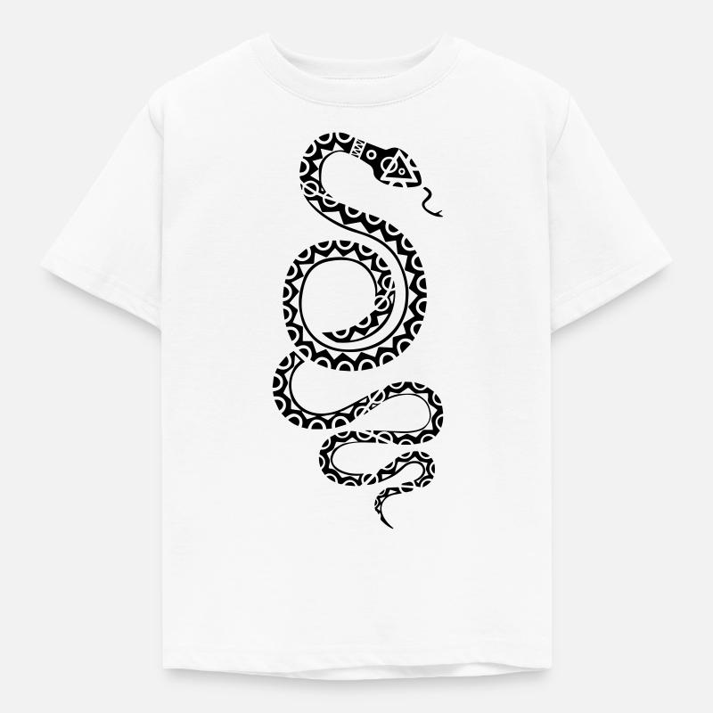 snake - Kids' T-Shirt - white