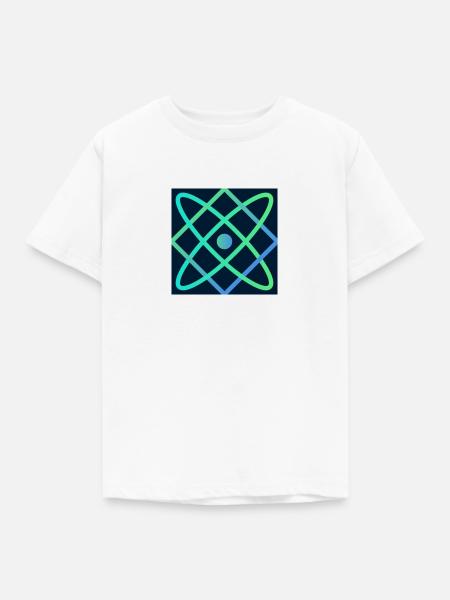 GREEN FLASH ACTIVE ATOM - Kinder T-Shirt - Weiß