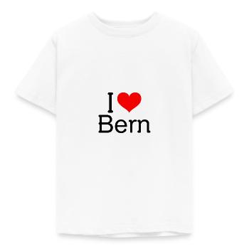J'aime berne - T-shirt Enfant - blanc - Devant - AI Model Kid Male (0cm)
