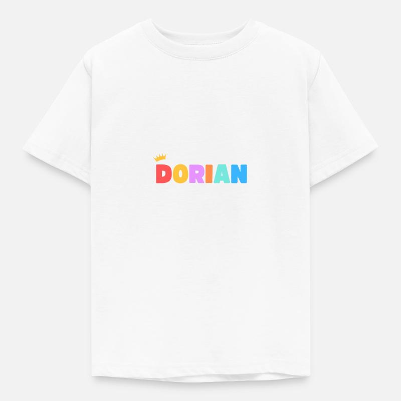 Dorian! Personalisierbar - Kinder T-Shirt - Weiß