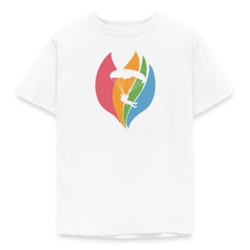 Parachutisme Sports extrêmes Sports de vol - T-shirt Enfant - blanc - Devant - AI Model Kid Male (0cm)