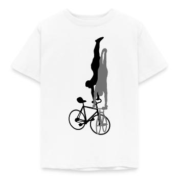 Kunstrad, Kunstradfahren, Hallenradsport - Kinder T-Shirt - Weiß - Vorne - AI Model Kid Male (0cm)
