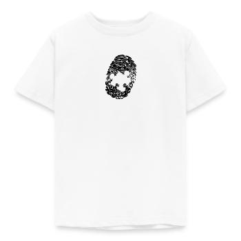 Fingerabdruck Puzzle - Kinder T-Shirt - Weiß - Vorne - AI Model Kid Male (0cm)