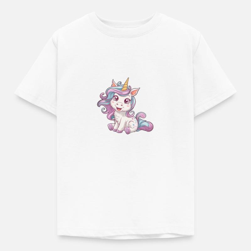 Rosi Regenbogen - Kinder T-Shirt - Weiß