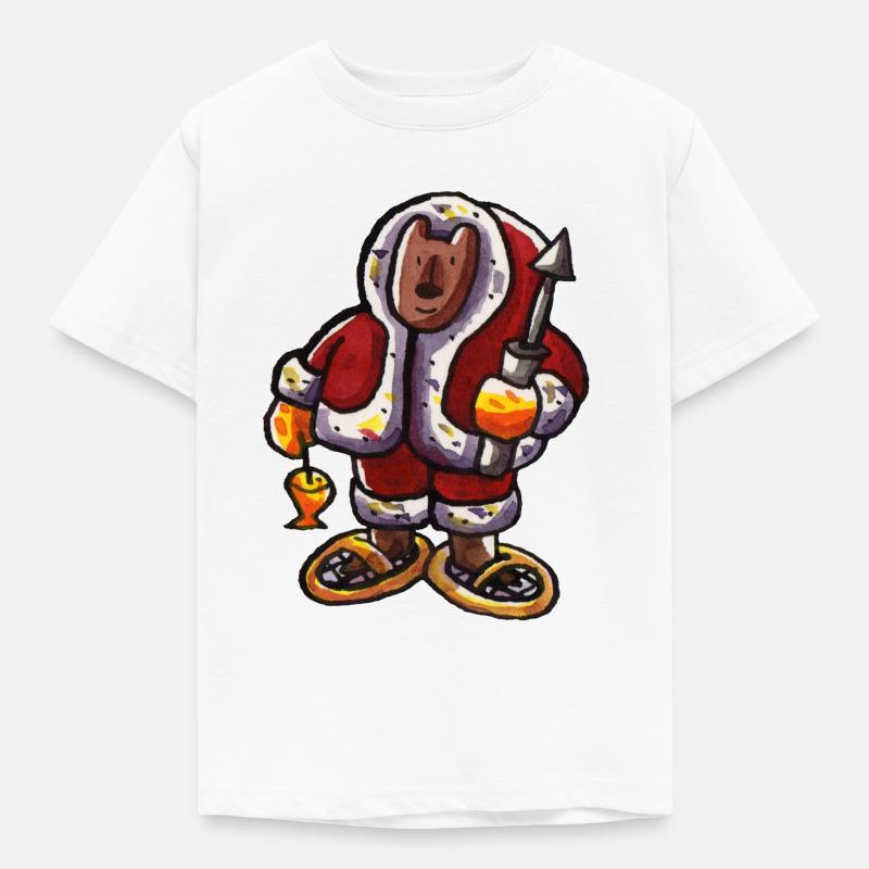 der Eskimo - Kinder T-Shirt - Weiß