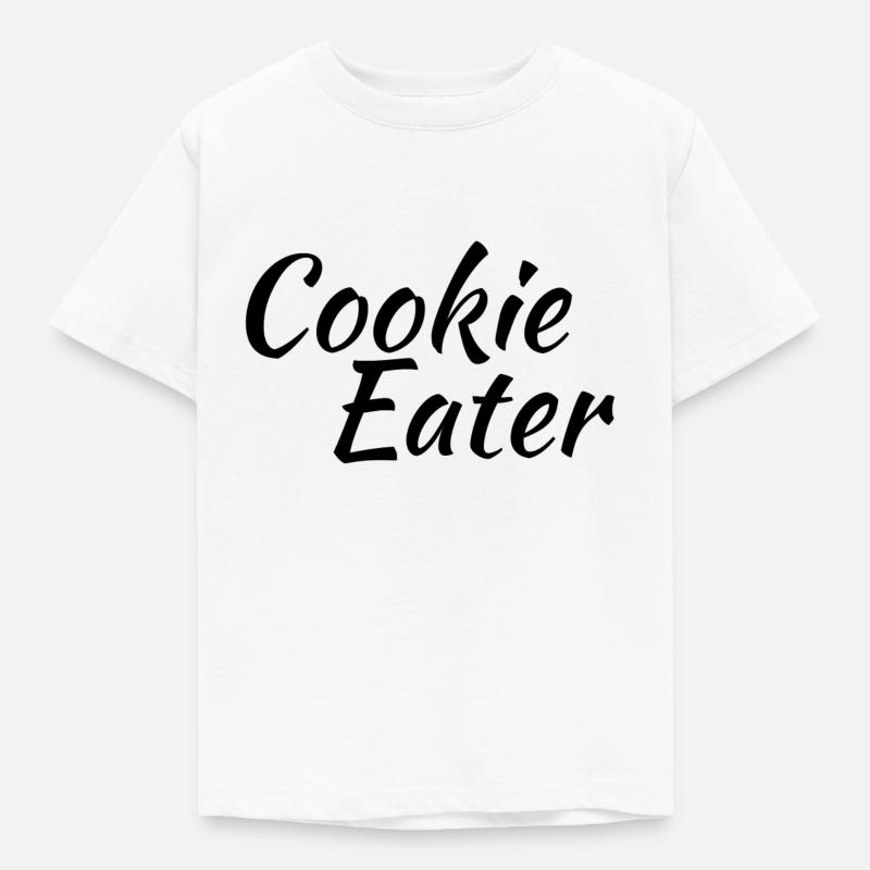 cookie eater - Kinder T-Shirt - Weiß