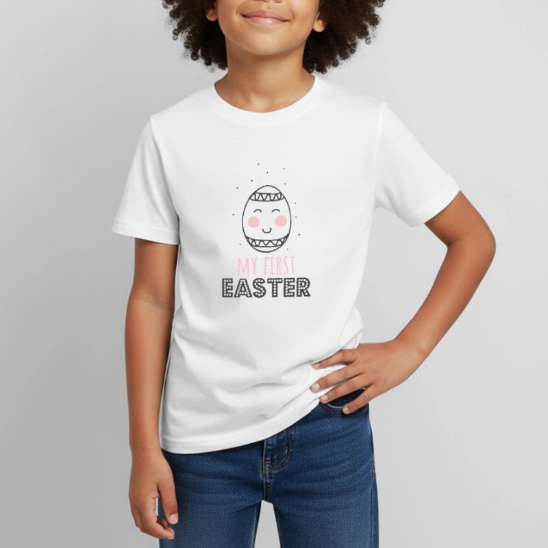 first Easter Easter egg saying Kids' T-Shirt