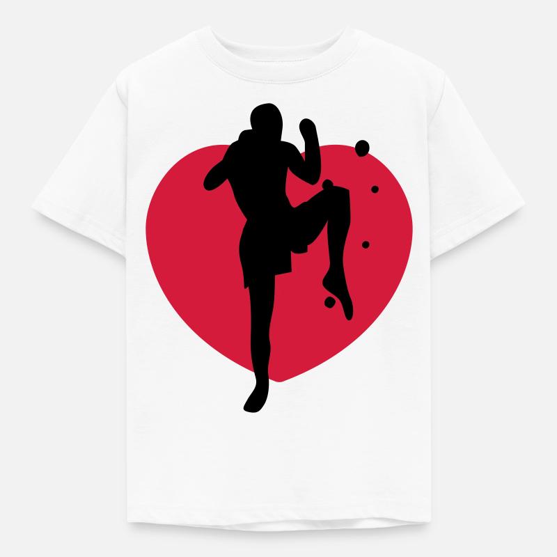 muay thai - Kids' T-Shirt - white