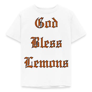 GodBlessLemons - T-shirt Enfant - blanc - Devant - AI Model Kid Male (0cm)