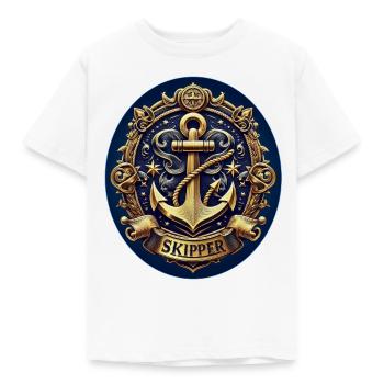 Skipper Logo - T-shirt Enfant - blanc - Devant - AI Model Kid Male (0cm)