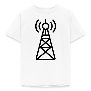 Radio Tower - Kids' T-Shirt - white - Front - AI Model Kid Male (0cm)