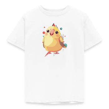 Budgie, Sparrow, Parrot - Kids' T-Shirt - white - Front - AI Model Kid Male (0cm)