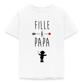 Daddy's girl - Kids' T-Shirt - white - Front - AI Model Kid Male (0cm)