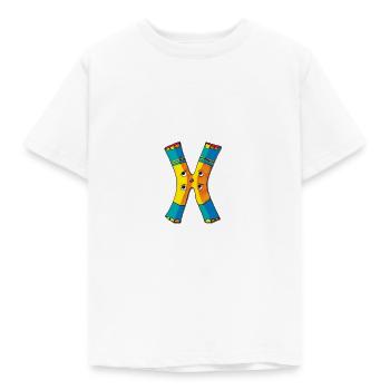 Monsterabc X «Chromosome Xerophiles-X» - T-shirt Enfant - blanc - Devant - AI Model Kid Male (0cm)