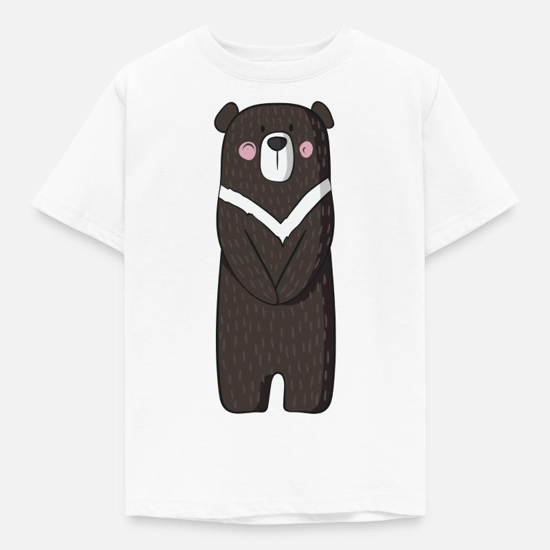Bear Bear Bear - Kids' T-Shirt - white