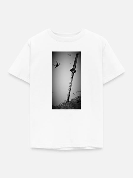 samurai-Schwert - Kinder T-Shirt - Weiß