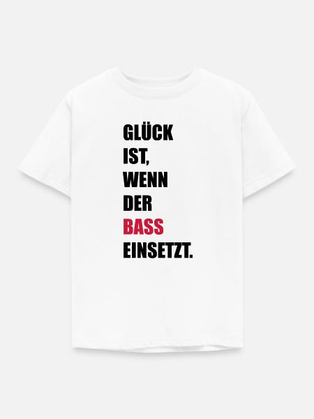 Bass - Kinder T-Shirt - Weiß