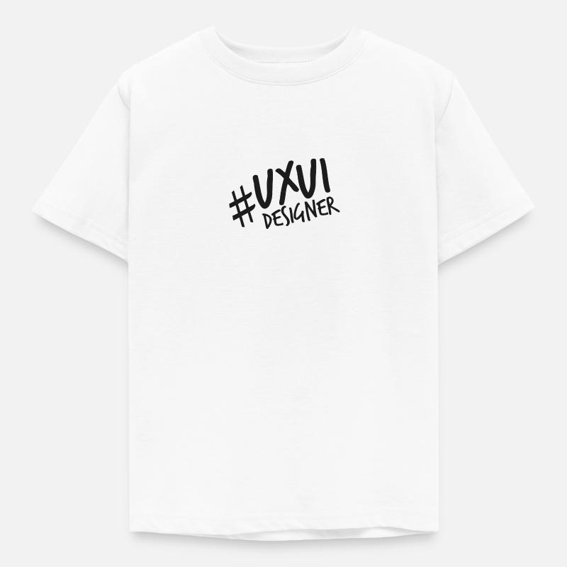 UX UI Designer | Designer. Programmer - Kids' T-Shirt - white