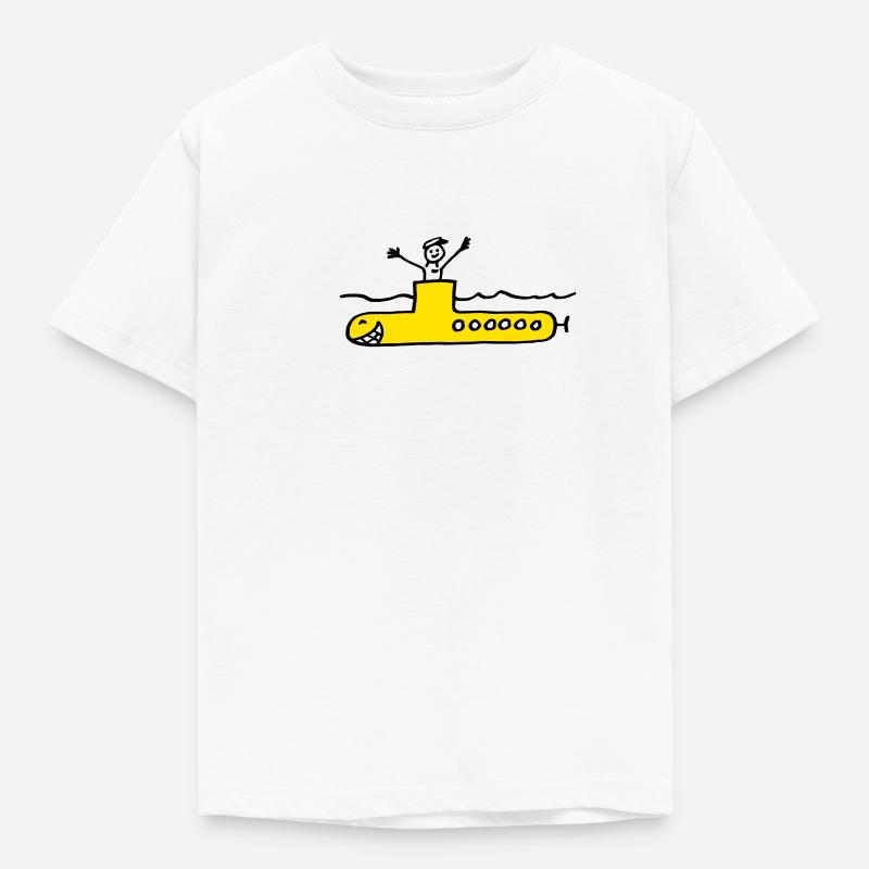 U-Boot / U-Boot - Kinder T-Shirt - Weiß