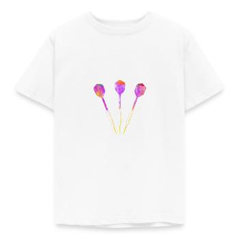 Dart Dartpfeile - Kinder T-Shirt - Weiß - Vorne - AI Model Kid Male (0cm)