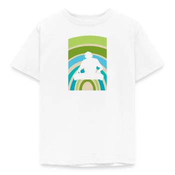 DJ House Djing - Kinder T-Shirt - Weiß - Vorne - AI Model Kid Male (0cm)