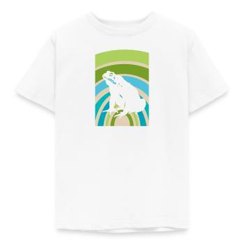 Frog Frog Prince - Kids' T-Shirt - white - Front - AI Model Kid Male (0cm)