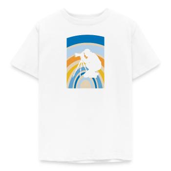Photography Camera SLR Camera - Kids' T-Shirt - white - Front - AI Model Kid Male (0cm)