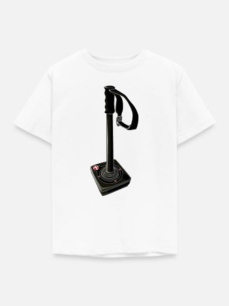 Ski für Geek - Kinder T-Shirt - Weiß