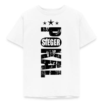 Pokalsieger 2025 - Kinder T-Shirt - Weiß - Vorne - AI Model Kid Male (0cm)