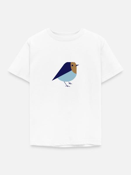 Vogel - Kinder T-Shirt - Weiß
