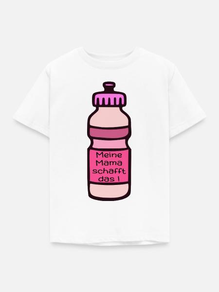 MAMA SPORT MOTIVATION - Kinder T-Shirt - Weiß