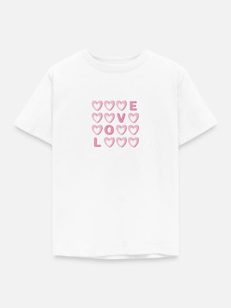 LIEBE - Kinder T-Shirt - Weiß