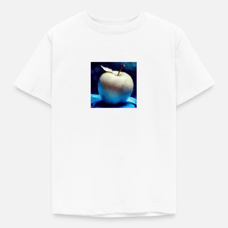 a simpel weird appel - Kinder T-Shirt - Weiß