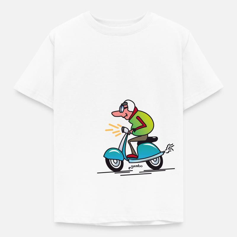 gambo Roller - Kinder T-Shirt - Weiß