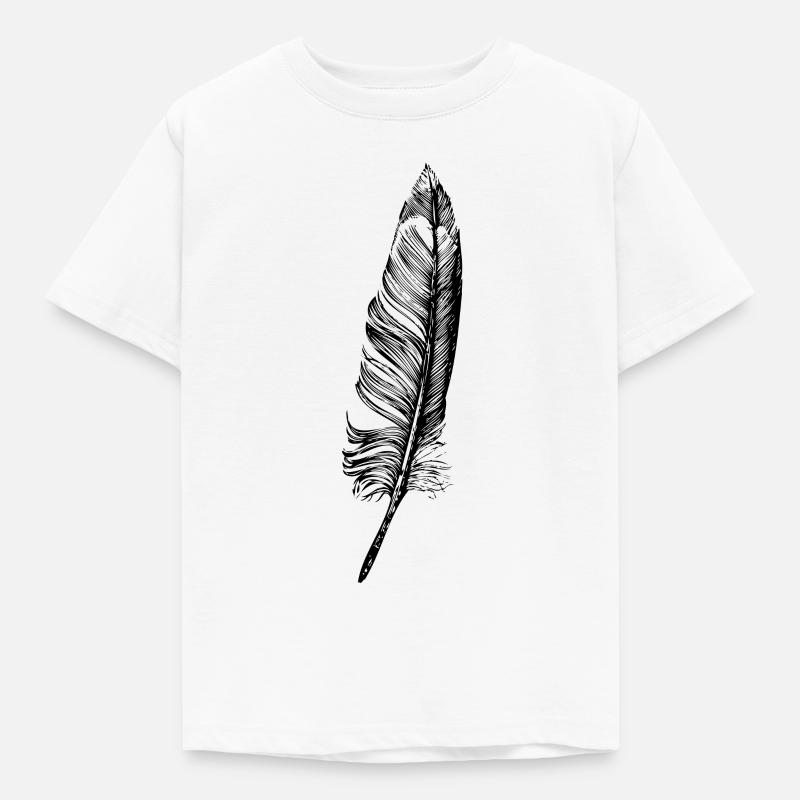Feather - Kids' T-Shirt - white