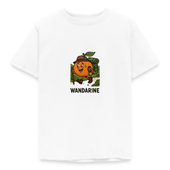 Wanderine - Kinder T-Shirt - Weiß - Vorne - AI Model Kid Male (0cm)