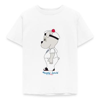 Happy Louis - MATELOT - T-shirt Enfant - blanc - Devant - AI Model Kid Male (0cm)