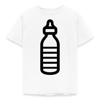 bottle - Kids' T-Shirt - white - Front - AI Model Kid Male (0cm)