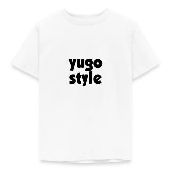 Yugo style - united style of Balkan - Kids' T-Shirt - white - Front - AI Model Kid Male (0cm)