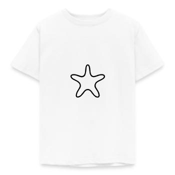Seestern - Kinder T-Shirt - Weiß - Vorne - AI Model Kid Male (0cm)