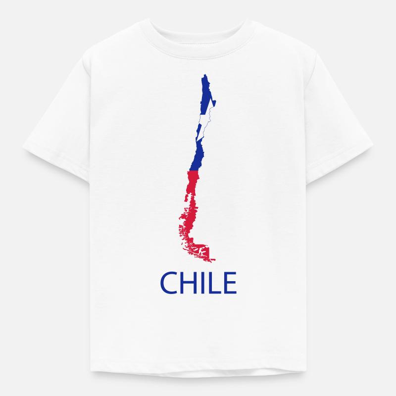 chile - Kinder T-Shirt - Weiß