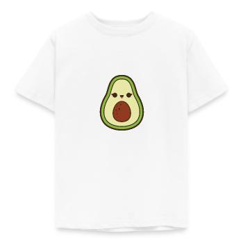 Niedliche Avocado - Kinder T-Shirt - Weiß - Vorne - AI Model Kid Male (0cm)