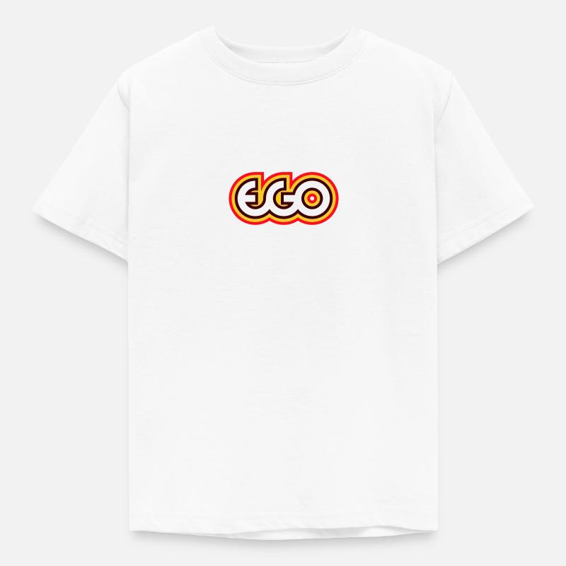 ego rétro - T-shirt Enfant - blanc